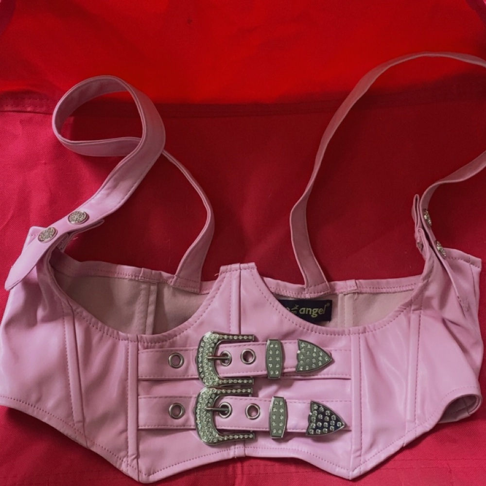 Like an Angel Pink underbust rodeo corset